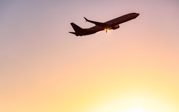 A Boeing 737 Max Takes off from Seattle