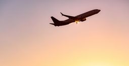 A Boeing 737 Max Takes off from Seattle