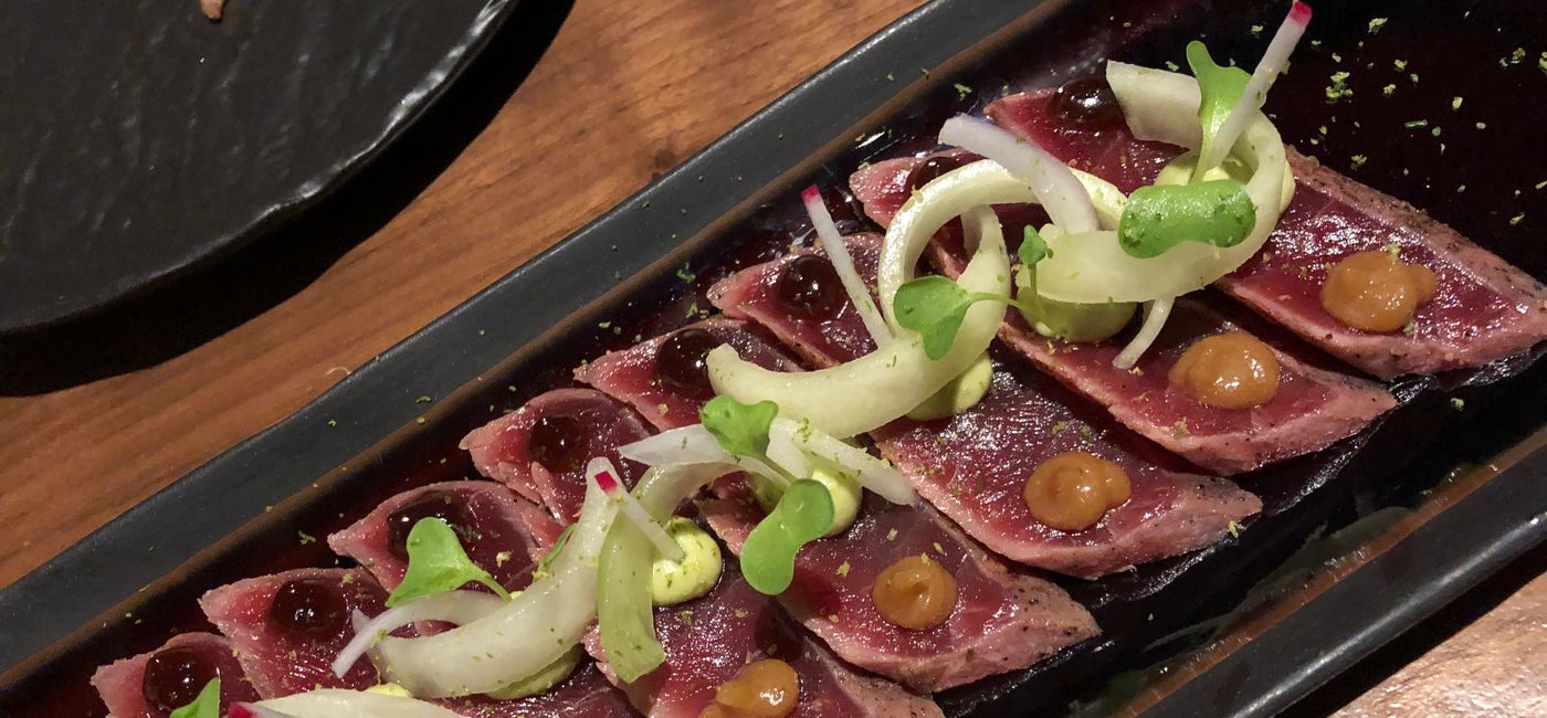 Image: FOTO: Atún servido en el restaurante Kuro, ubicado en el Hard Rock Hotel & Casino. (Foto de Jack Fenning)