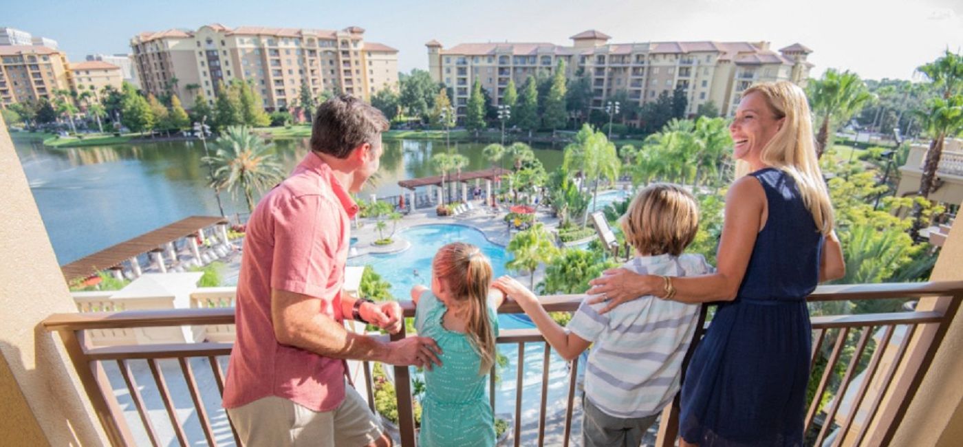 Image: PHOTO: Family at Club Wyndham Bonnet Creek Resort in Orlando, Florida. (photo courtesy of Club Wyndham)