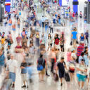 Busy airport