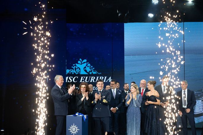 MSC Euribia naming ceremony 