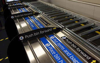 Delta security lane.