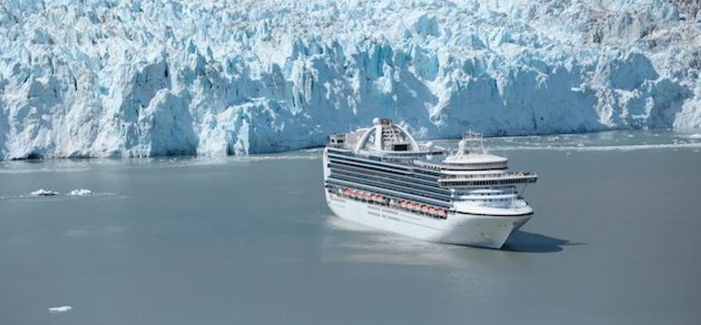 Image: PHOTO: Princess Cruises' Crown Princess at Glacier Bay, Alaska. (photo courtesy of Carnival Corporation & plc)
