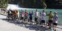 Families cycling with Austin Adventures