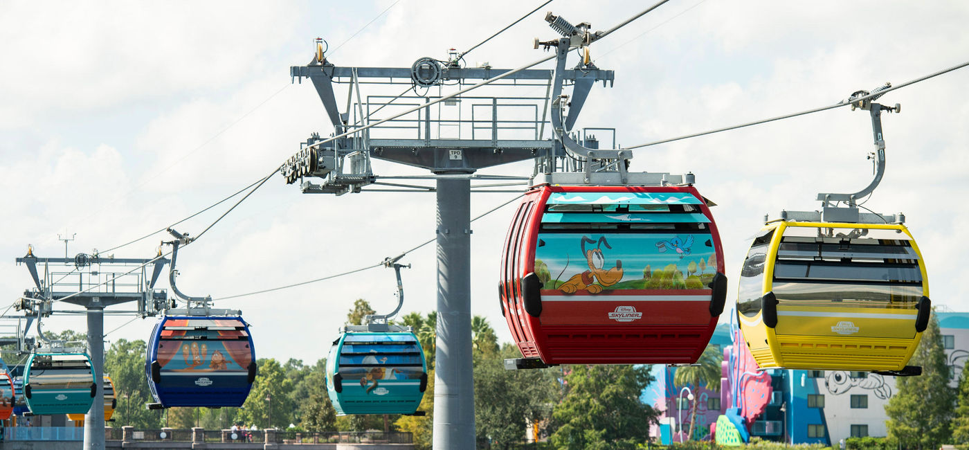 Image: PHOTO: Disney Skyliner carrying guests high above Walt Disney World Resort (photo courtesy of Walt Disney World Resort)