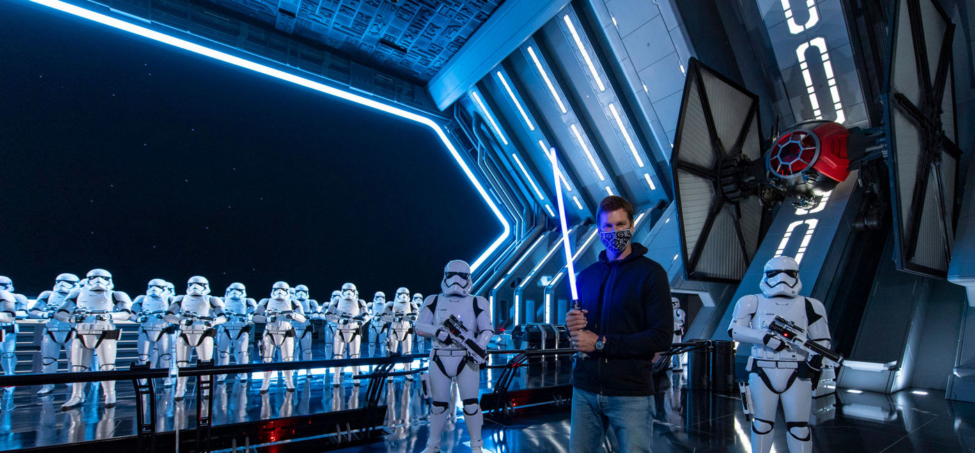 Image: Tom Brady at Walt Disney World. (photo via Walt Disney World Resort Media)