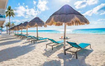 Beach chairs at Panama Jack Resorts Cancun