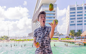 TikTok star Eitan Bernath, Dreams Vista Cancun, AMR Collection