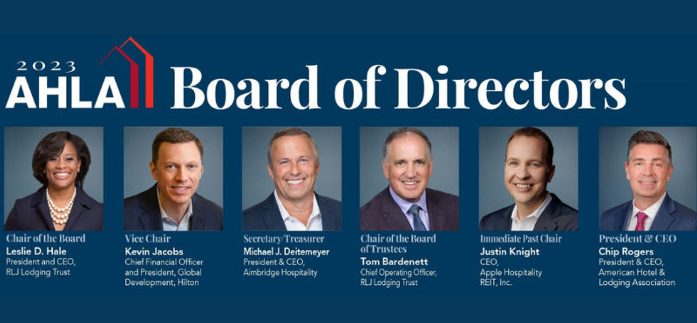 Image: AHLA's Board of Directors. (photo via American Hotel & Lodging Association Media)