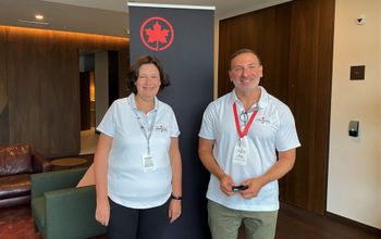 Lisa Pierce, Air Canada, and Nino Montagnese, Air Canada Vacations