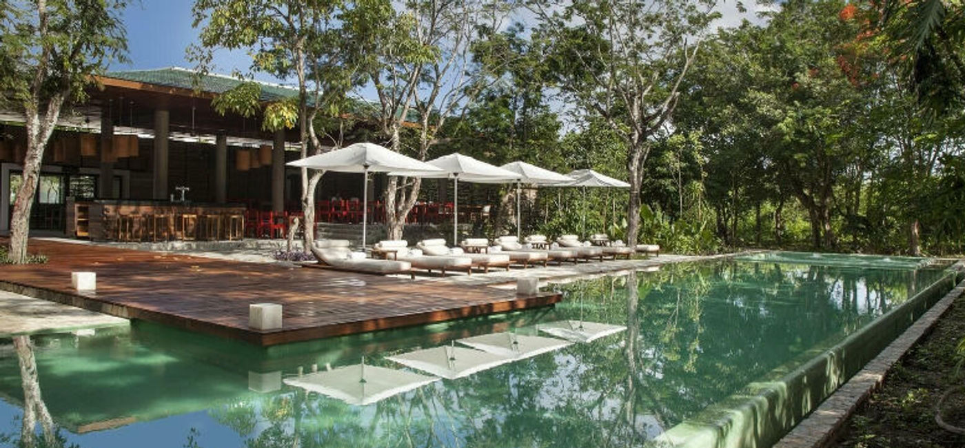 Image: The Explorean Cozumel All-Inclusive Resort combines luxury with jungle adventure. (Photo courtesy of La Coleccion Resorts by Fiesta Americana).