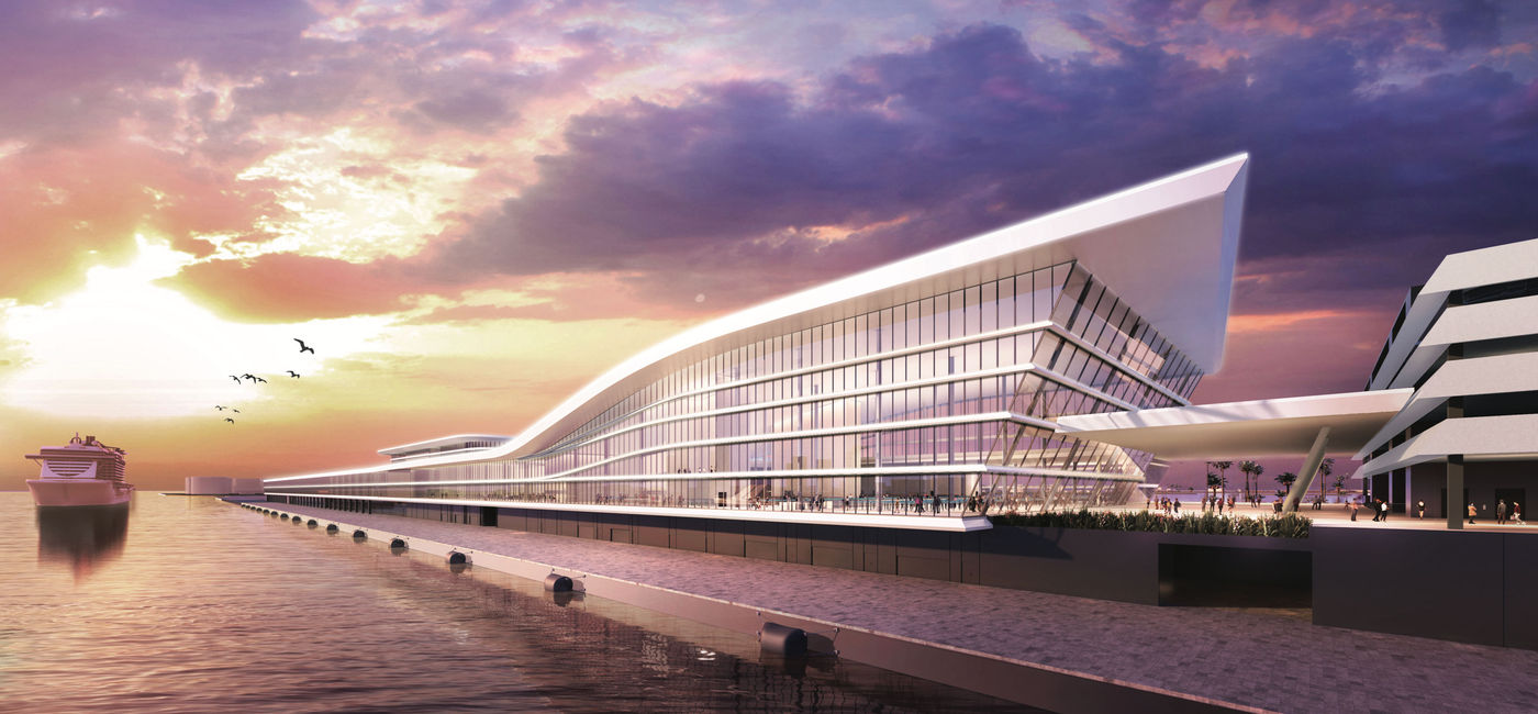 Image: Rendering of MSC Group's  new mega cruise terminal at PortMiami. (photo via MSC Cruises Media)