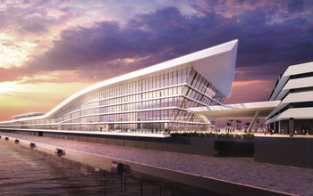 Rendering of MSC Group's  new mega cruise terminal at PortMiami.