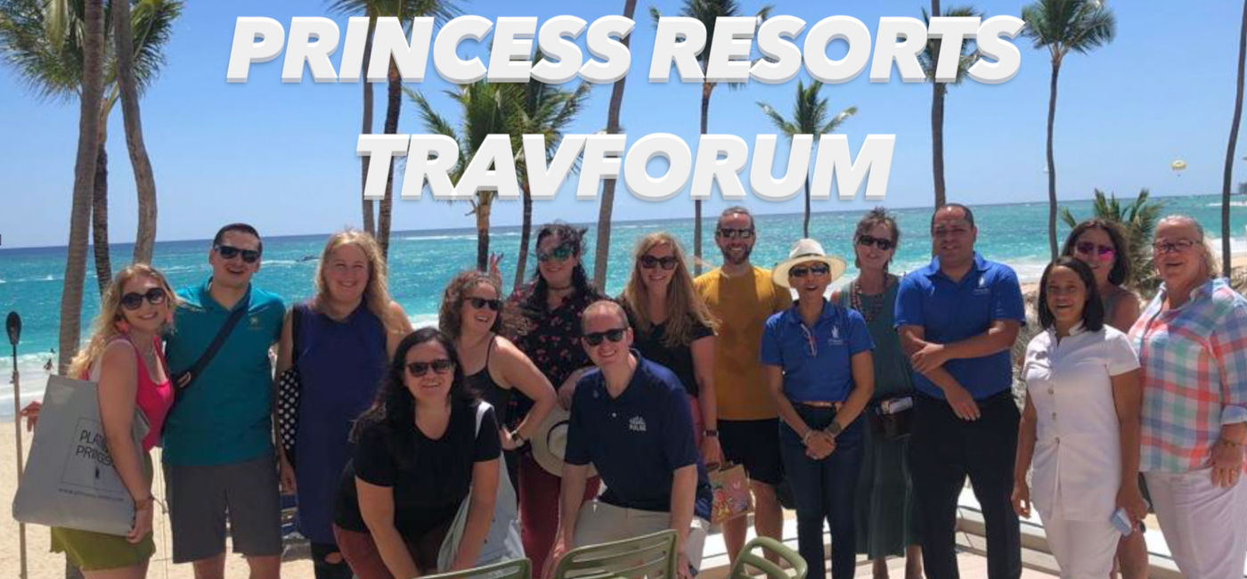Photo: Princess Resorts TravFORUM attendees pose for photo  (Photo Credit: Northstar Travel Group)