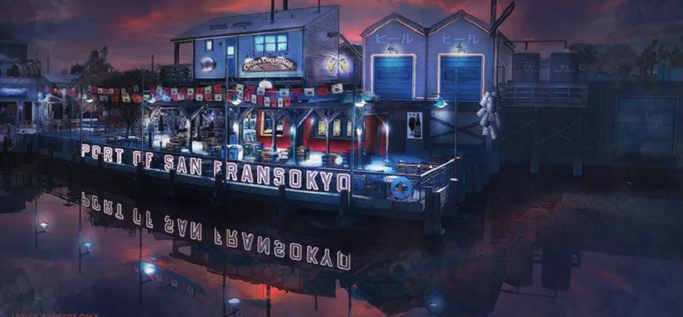 Image: San Fransokyo at Disney California Adventure Park. (photo via Disneyland Resort Media)