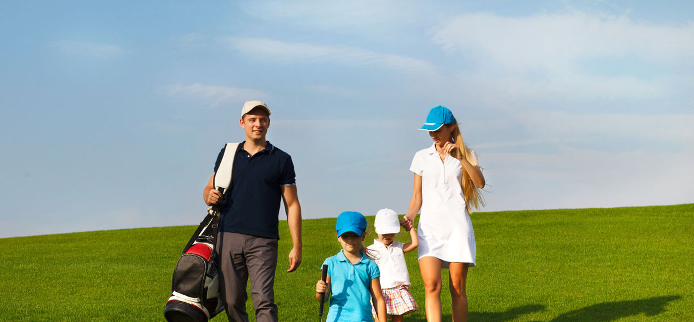 Image: PHOTO: A family playing golf. (photo courtesy of Thinkstock)