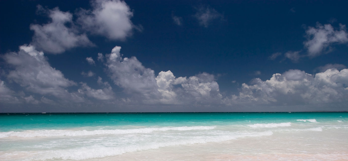 Image: The Bahamas' Pink Sands Beach. (photo via zxvisual/iStock/Getty Images Plus)