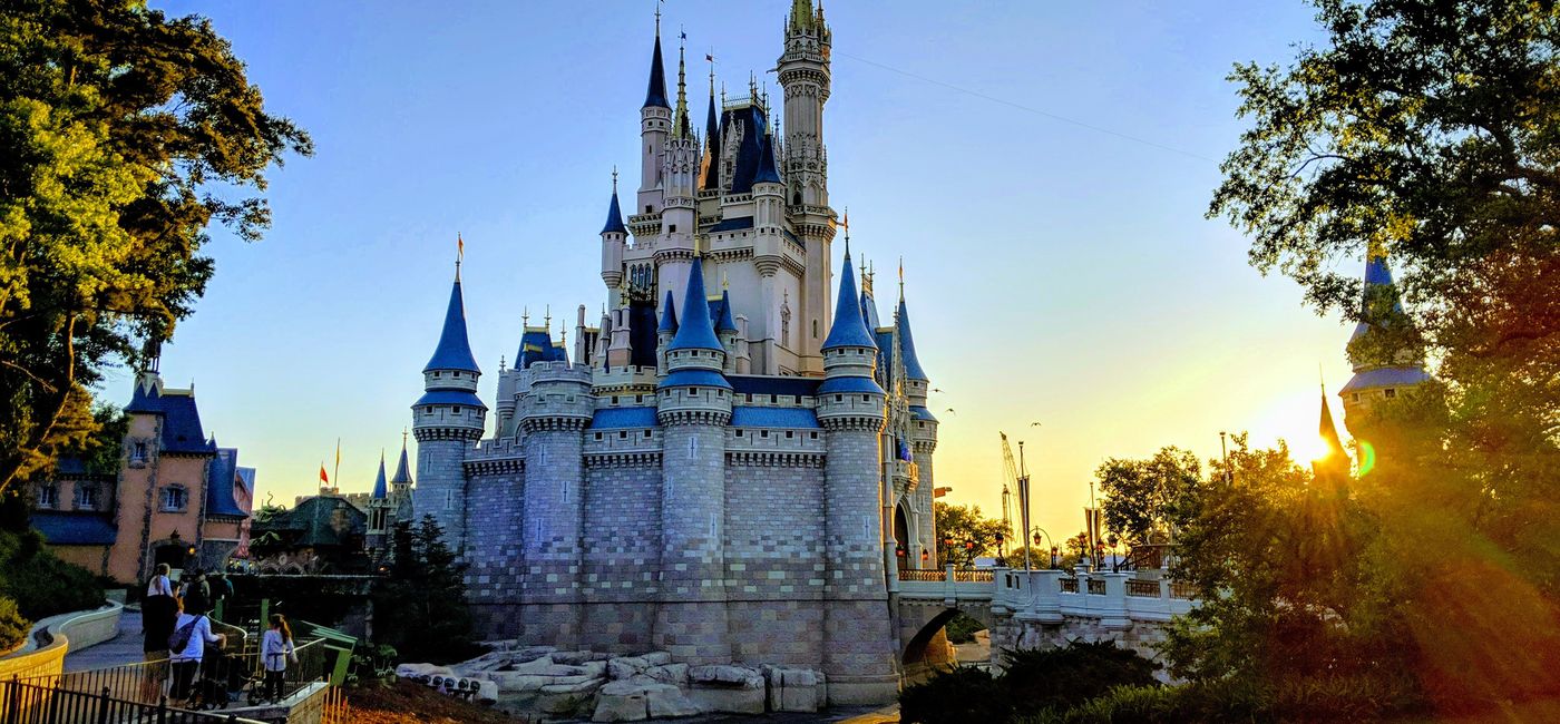 Image: PHOTO: Side View of Cinderella's Castle at Walt Disney World. (photo via Lauren Bowman)