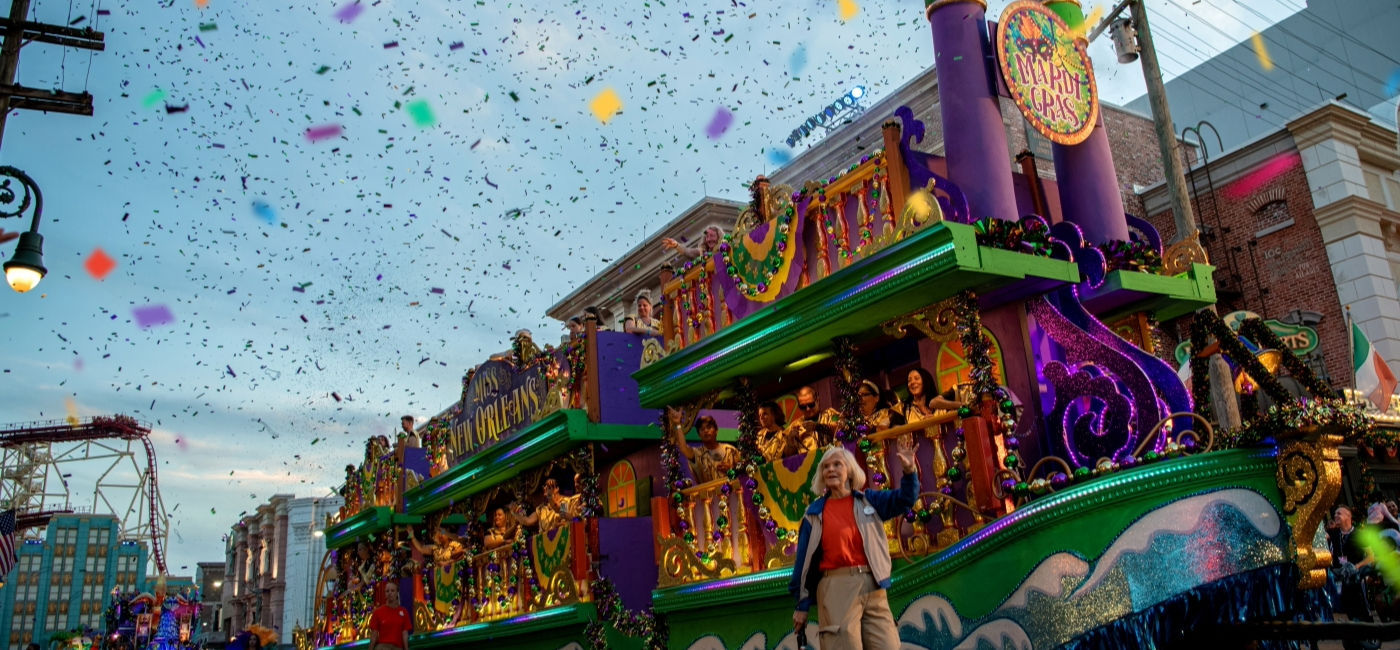 Image: The Universal Mardi Gras Parade. (Photo Credit: Universal Orlando Resort)