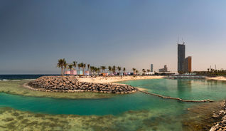 Jeddah Corniche, Saudi Arabia.
