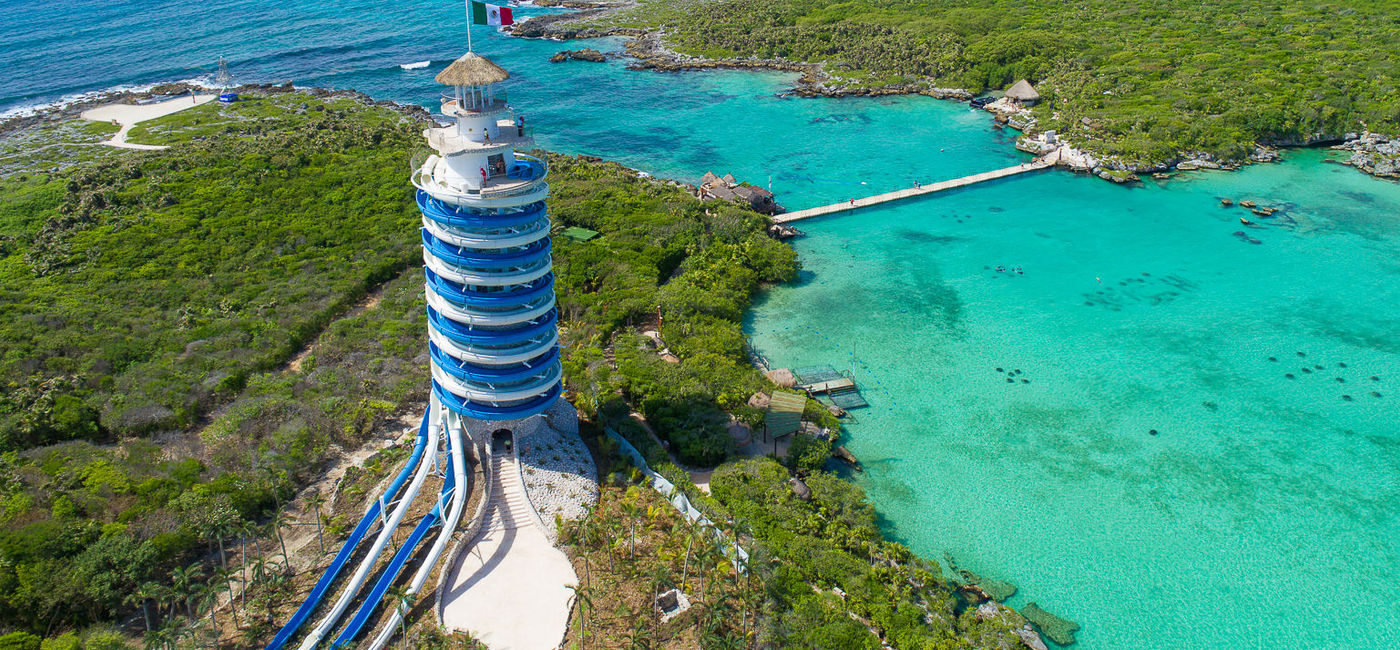 Image: PHOTO: The Xel-Há Scenic Lighthouse. (photo courtesy of Xcaret)