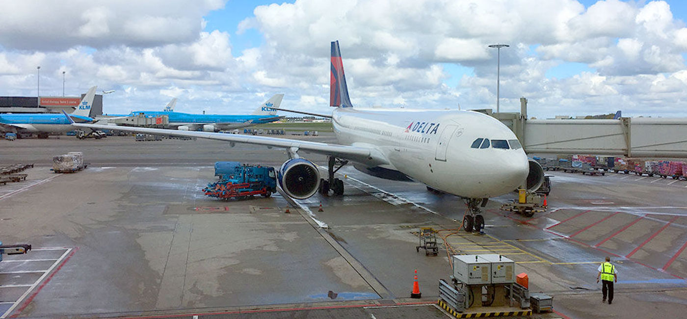 Image: PHOTO: Delta Air Lines Airbus A330-200 in Amsterdam, Netherlands. (photo by Jason Leppert)