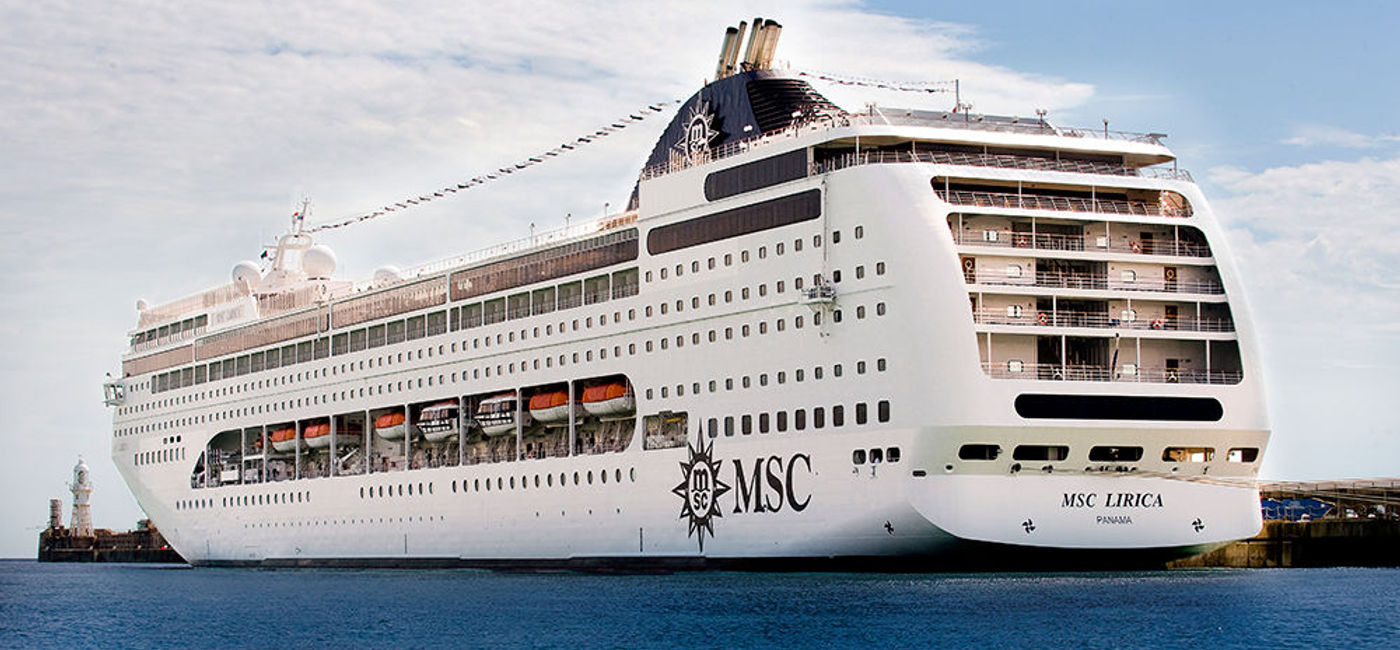 Image: PHOTO: The MSC Lirica docked on a pier. (photo courtesy of MSC Cruises)