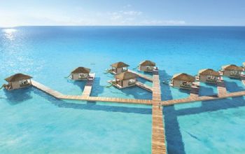 Rendering of the floating cabanas at Coco Beach Club