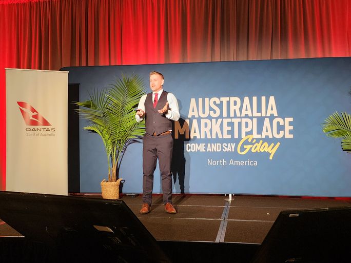 Chris Allison, Tourism Australia, 2023, Australia Marketplace North America, events, trade shows, expos, conventions