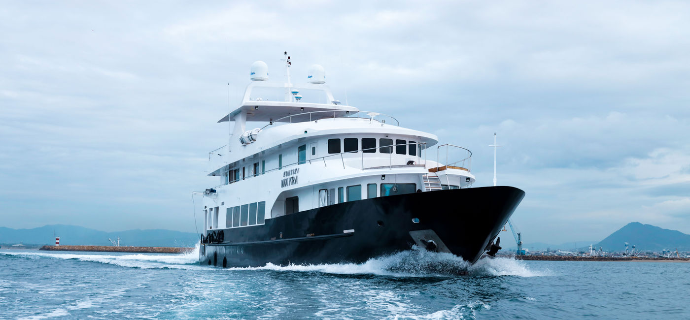 Image: Exterior of the M/Y Wayra. (photo via Kontiki Expeditions) ((photo via Kontiki Expeditions))