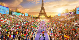 Paris Olympics, 2024 Olympics, Champions Park, Eiffel Tower
