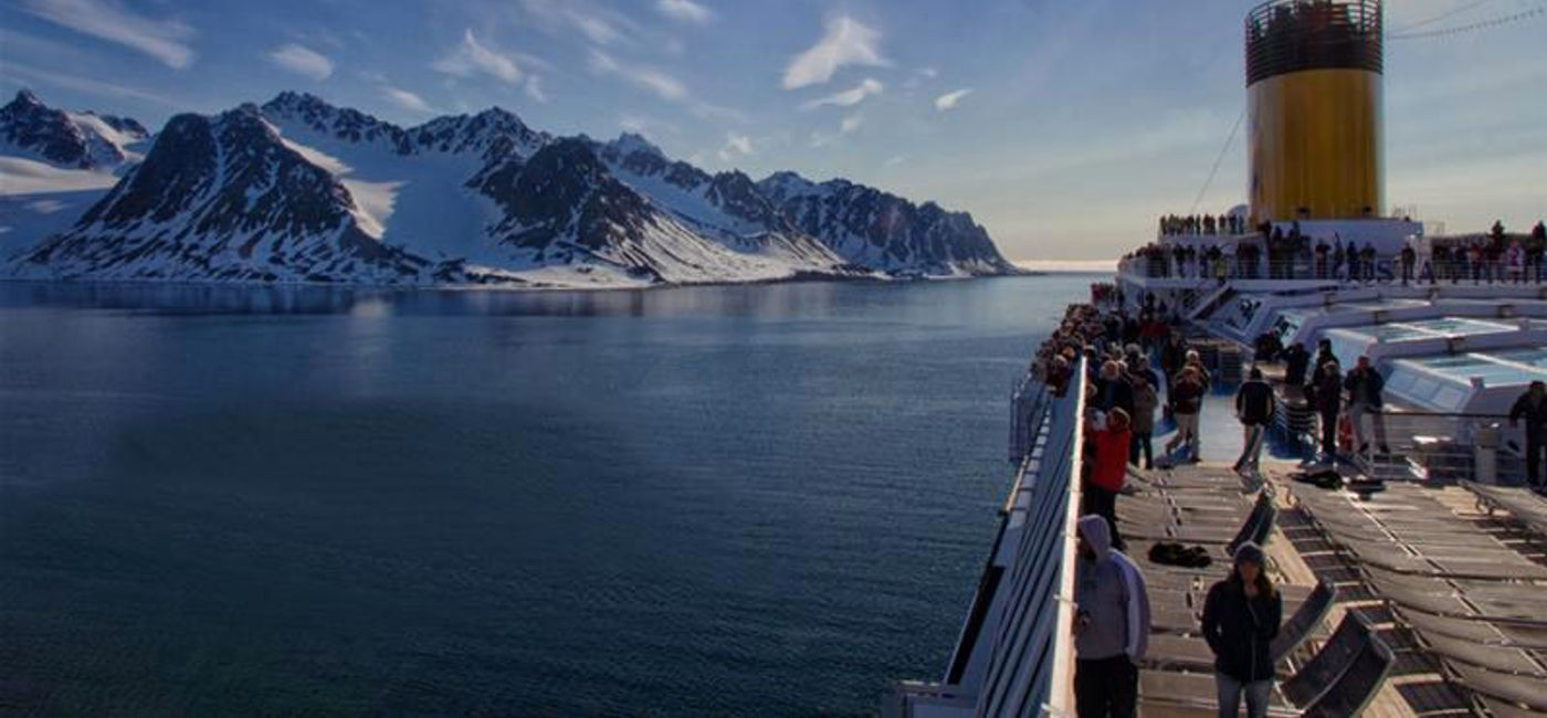 Image: Passengers take in beautiful site on a Costa Cruise ship. (Costa Cruises)