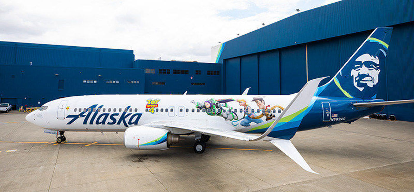 Image: PHOTO: Alaska Airlines' Toy Story-themed livery. (photo via Alaska Airlines)