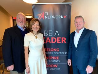 L to R: Roger Block - President of Travel Leaders Network, Christine James - Vice President of TL Network Canada;  John Lovell - President, Leisure Travel, Supplier Relations & Netowrk, Travel Leaders Group