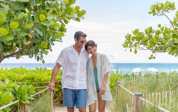 Couple at Trump Beach Resort