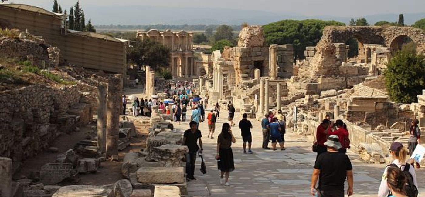 Image: PHOTO: Ephesus, an ancient site outside Kusadasi, Turkey. (photo by Gary Crow)