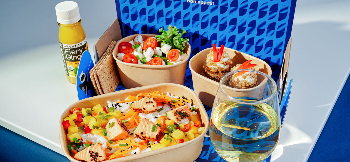 Image: Porter Airlines in flight meal (Porter Airlines in flight meal)