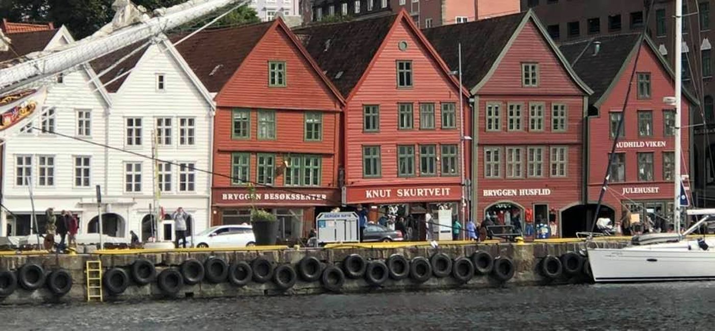 Image: PHOTO: Bryggen - The Wharf. (Photo by Noreen Kompanik)