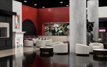 A rendering of The Lexi lobby