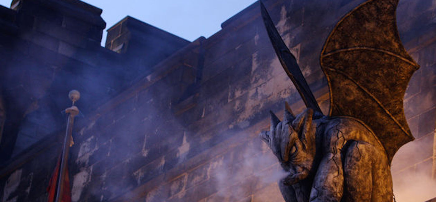 Image: PHOTO: Sinister gargoyle at Terror Behind the Walls in Philadelphia's Eastern State Penitentiary. (photo courtesy of Eastern State Penitentiary)