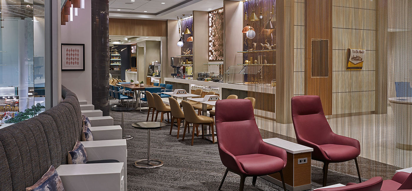 Image: The Delta Sky Club at the New Orleans airport. (photo via Delta Air Lines)