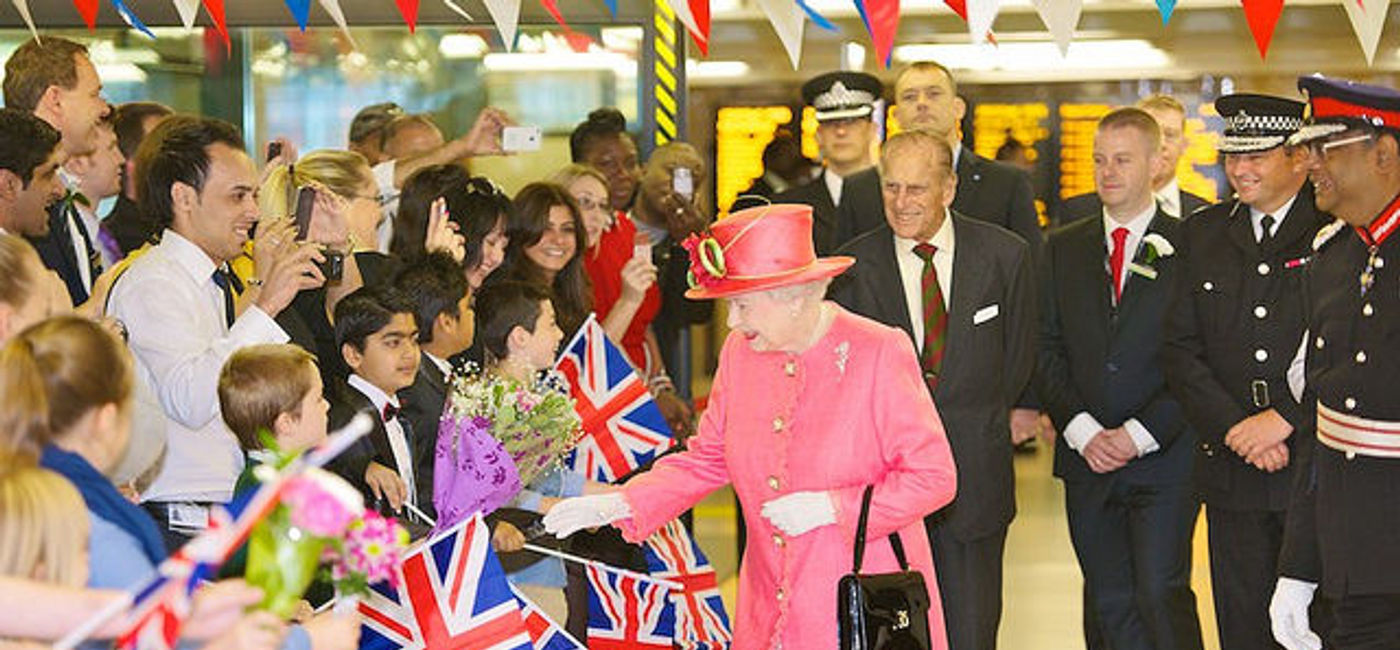 Image: PHOTO: Queen Elizabeth reminds us how great train trips can be. (photo via Flickr/West Midlands Police)