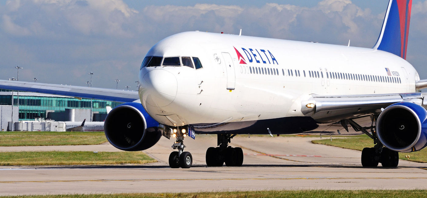 Image: Delta Boeing 767-332ER taxiing towards the airport runway. (Photo via CaronB/iStock Editorial/Getty Images Plus)
