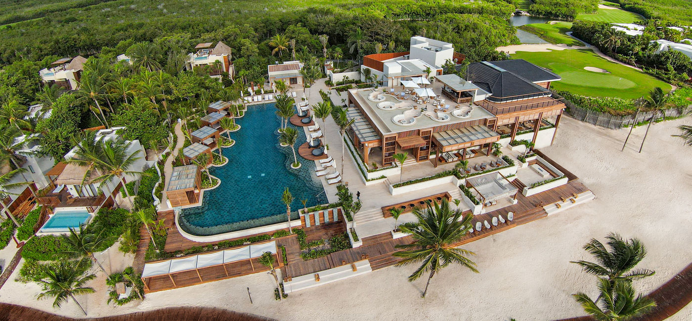 Image: Fairmont Mayakoba's beach club, Maykana, located in Riviera Maya, Mexico. (Fairmont Mayakoba)