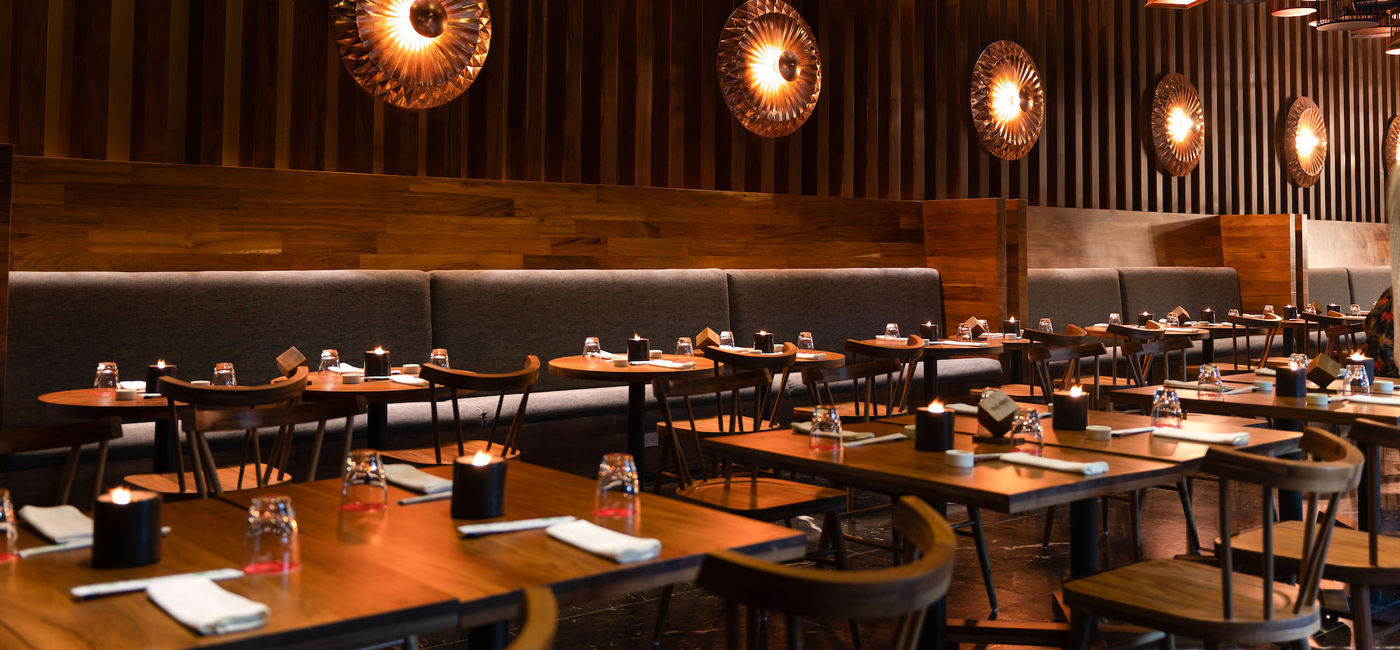 Image: estaurant space at Hotel Xcaret Arte. (photo courtesy of Hotel Xcaret Arte)