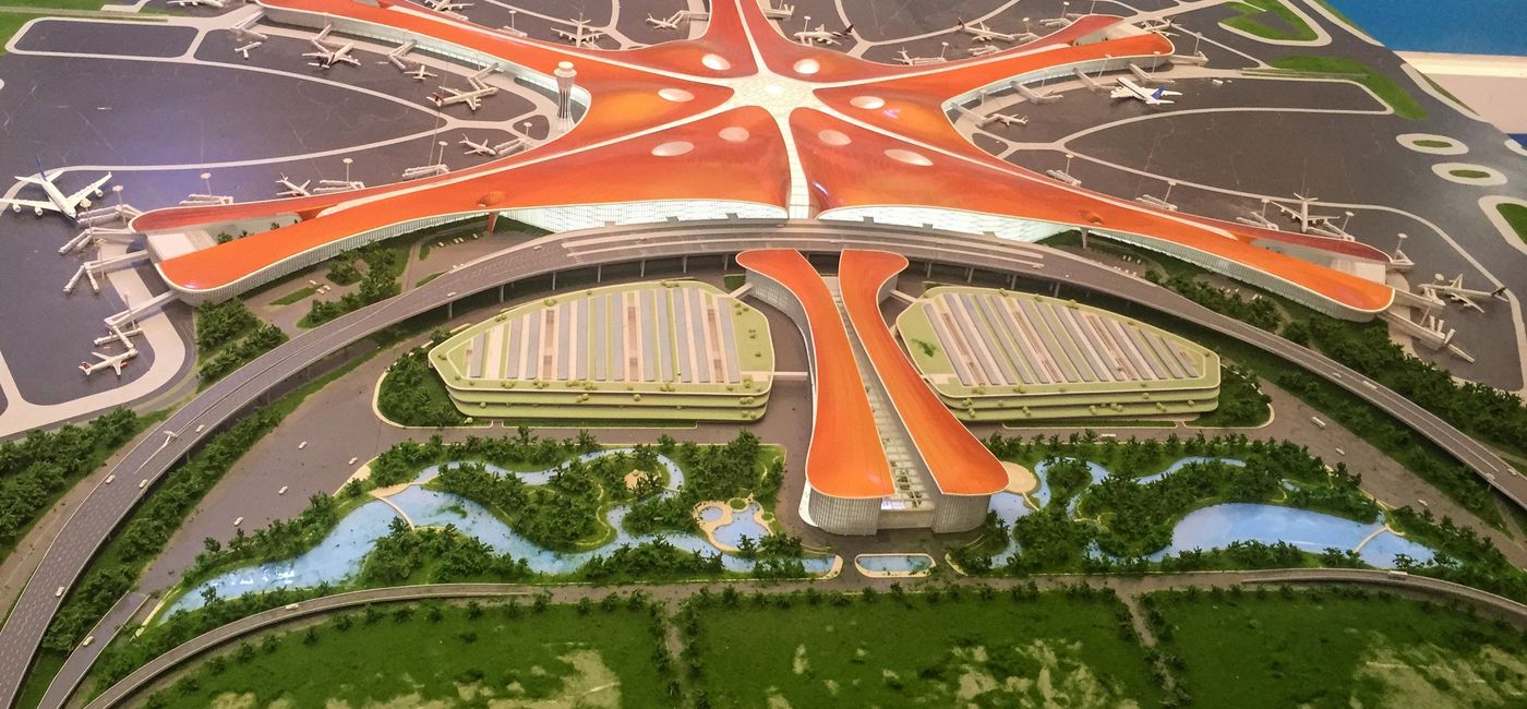 Image: PHOTO: Scale model of Beijing Daxing International Airport. (Photo via Wikimedia Commons / N509FZ)