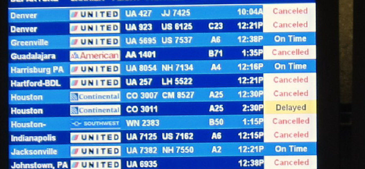 Image: PHOTO: With proper insurance coverage, you might be reimbursed if your flight s canceled. (photo via Flickr/Stuart Geiger)