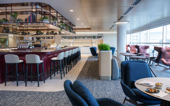 Capital One Lounge at Denver International Airport.