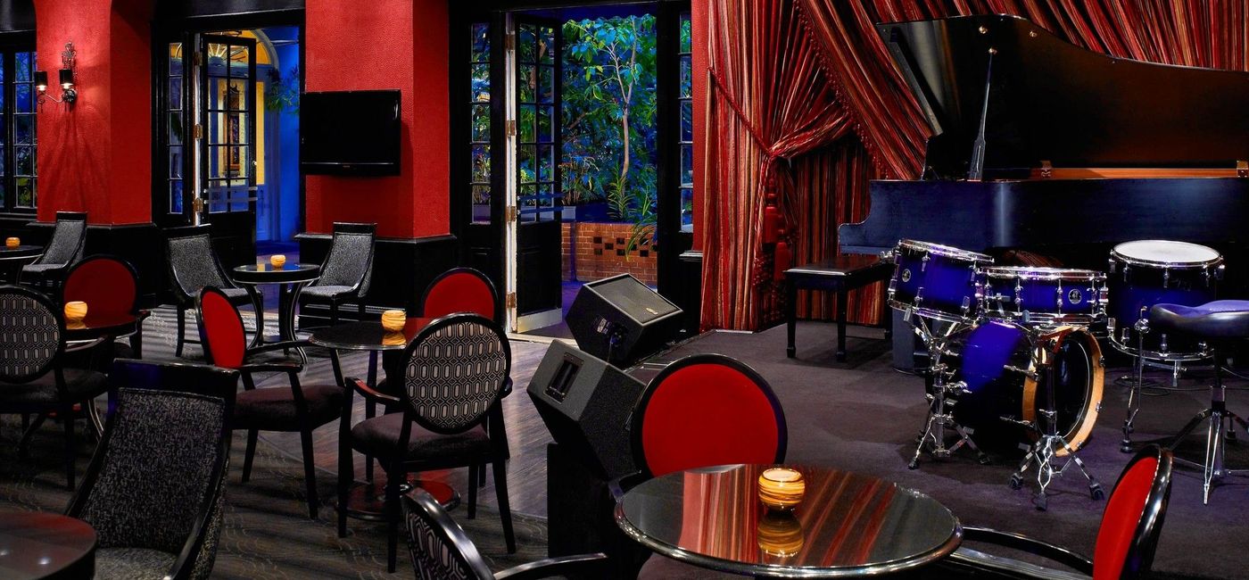 Image: PHOTO: The interior stage of The Jazz Playhouse (photo courtesy of Royal Sonesta New Orleans)